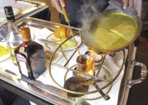 ザ・ガーデンテラス_オレンジのクレープシュゼット セット